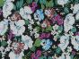 Tropical Floral Cotton Lawn, Black