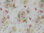 Tulip Bouquets Cotton Double Gauze, White