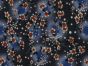 Twilight Blossom Drift Viscose Print, Blue