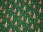 Twinkle Christmas Trees Cotton Print, Green