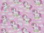 Unicorn Dreams Cotton Poplin  Print, Pink