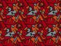 Urban Jigsaw Cotton Poplin Print, Red