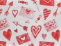 Valentines Collection Digital Cotton Print, Love Letters
