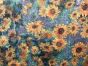 Van Gough Sunflowers Printed Velvet