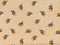 Craft Collection Cotton Print, Bumble Bee, Beige