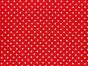 Craft Collection Cotton Print, Small Spot, Red