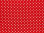 Craft Collection Cotton Print, Small Spot, Red