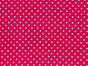 Craft Collection Cotton Print, Small Spot, Cerise