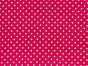 Craft Collection Cotton Print, Small Spot, Cerise