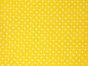 Craft Collection Cotton Print, Small Spot, Yellow