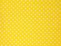 Craft Collection Cotton Print, Small Spot, Yellow