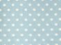 Craft Collection Cotton Print, Pea Spot, Light Blue