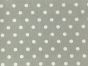 Craft Collection Cotton Print, Pea Spot, Silver