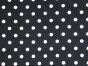 Craft Collection Cotton Print, Pea Spot, Navy