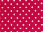 Craft Collection Cotton Print, Pea Spot, Cerise