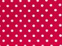 Craft Collection Cotton Print, Pea Spot, Cerise