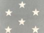 Craft Collection Cotton Print, Large Star, Dark Grey