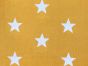 Craft Collection Cotton Print, Large Star, Mustard