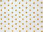 Craft Collection Cotton Print, Small Coloured Star, Mustard