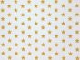 Craft Collection Cotton Print, Small Coloured Star, Mustard