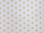 Craft Collection Cotton Print, Small Coloured Star, Beige