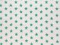 Craft Collection Cotton Print, Small Coloured Star, Emerald