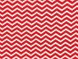 Craft Collection Cotton Print, Chevron, Red