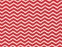 Craft Collection Cotton Print, Chevron, Red