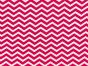 Craft Collection Cotton Print, Chevron, Cerise