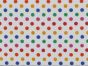 Rainbow Spots Polycotton Print, Bold