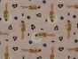 Vintage Simplicity Cotton Print, Leopard Blush