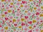 Watercolour Poppy Garden Cotton Poplin Print, Ivory