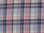 Wicklow Yarn Dyed Check Irish Linen, Pink