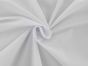 Wide Width Plain Polycotton, White