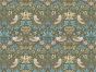 William Morris Strawberry Thief Cotton Panama, Teal