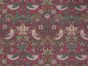 William Morris Strawberry Thief Water Repellent Outdoors Fabric, Crimson
