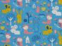 Woodland Cuties Polycotton Print, Turquoise