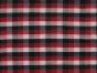 Large Woven Check, Black and Red