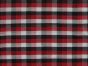 Large Woven Check, Black and Red