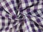 Woven Cotton 1cm Check, Purple