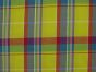 Woven Cotton Madras Check, Yellow