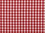 Yarn Dyed Cotton Chambray 1cm Gingham, Red