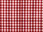 Yarn Dyed Cotton Chambray 1cm Gingham, Red