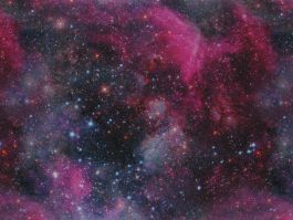 Interstellar Galaxy Cotton Print