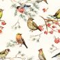 Fleece Backed Showerproof Soft Shell, Watercolour Birds