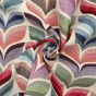 Cotton Rich Woven Tapestry, Chevron Petal