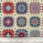 Cotton Rich Woven Tapestry, Crochet