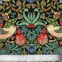 Cotton Rich Woven Tapestry, Strawberry Thief, Black