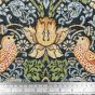 Cotton Rich Woven Tapestry, Strawberry Thief, Navy