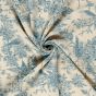English Garden Printed Double Gauze, Blue